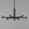 Maxim Lighting Emana 6-Light Chandelier, Black 21366BK - alternate 4
